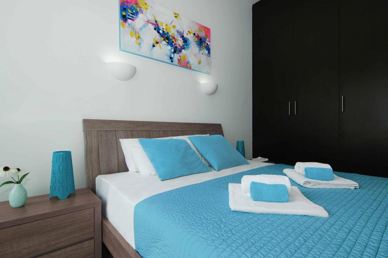 Diana - Coralli Beachfront Apartment بروتاراس المظهر الخارجي الصورة